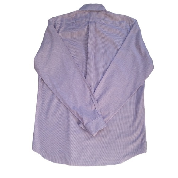 Paul Fredrick Men’s Casual Button Down Non-Iron Cotton Dobby Shirt Sz.‎ 16 - Picture 9 of 14